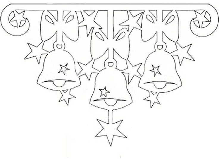 Новогодние вырезалки на окна