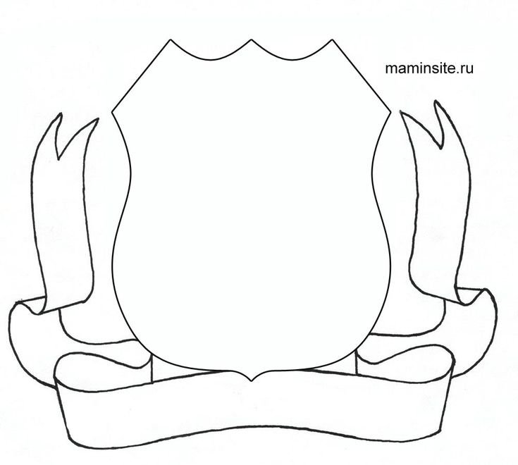 Трафарет семейного герба