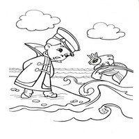 Раскраска Вовка в тридевятом царстве раскраски