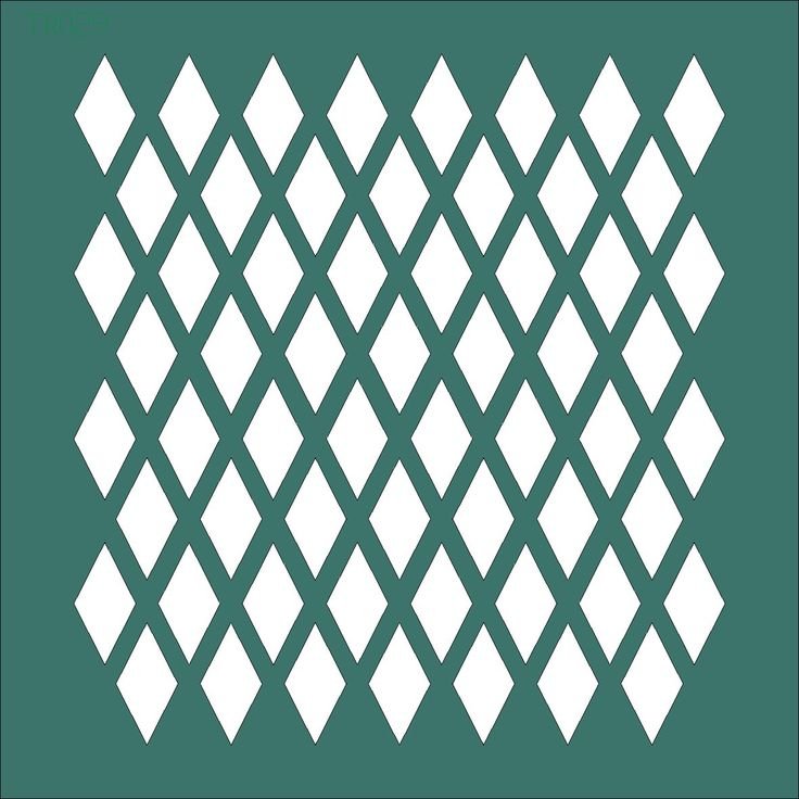 Сетка ромбиком