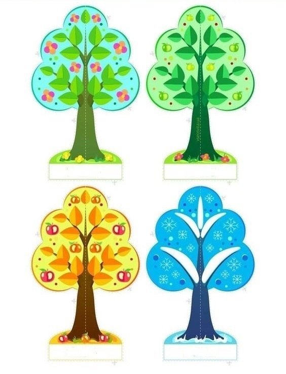 Сезонное дерево для детей