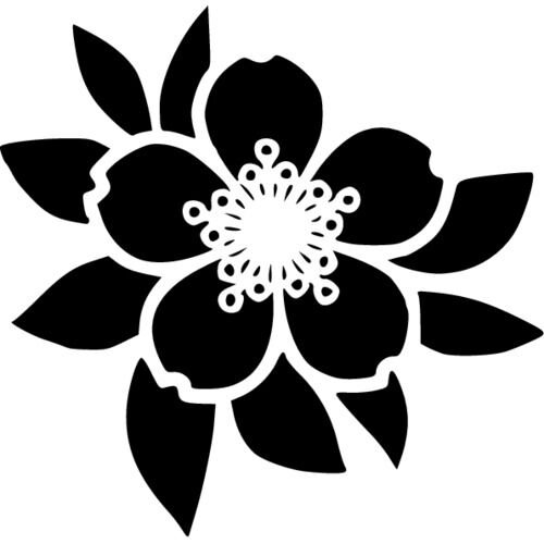 Трафареты цветов