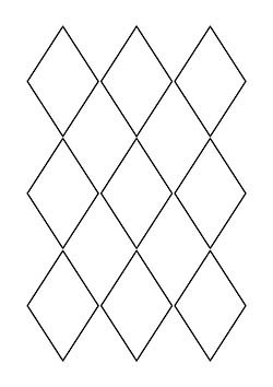 Орнамент из ромбиков