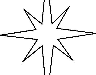 Восьмиконечная звезда Вифлеемская звезда