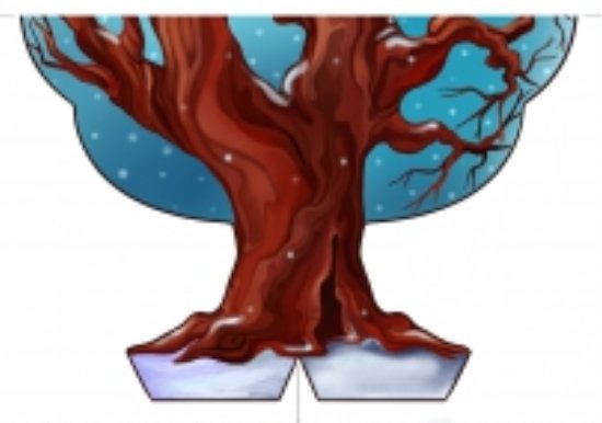 Сезонное дерево для детского сада