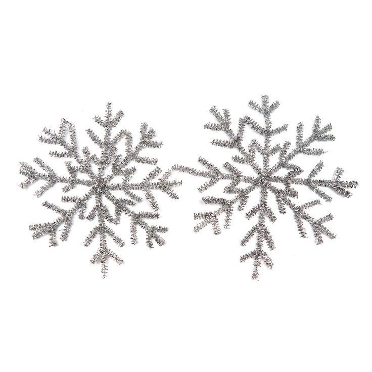 Снежинки из проволоки с мишурой с схемами