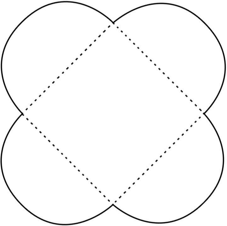 Трафарет конверта