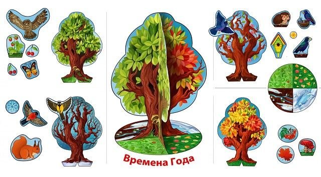Сезонное дерево для детского сада