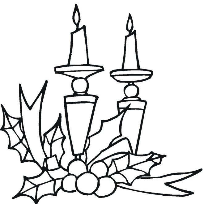 Подсвечник рисунок