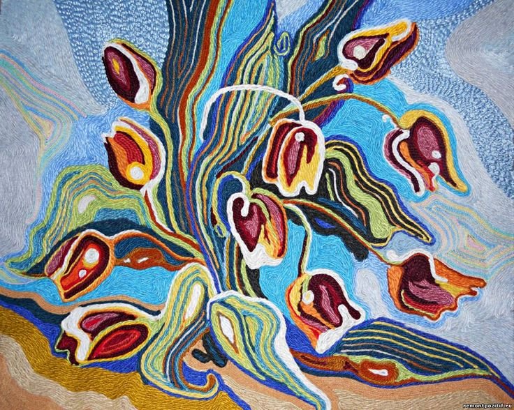 "Гобелен" (техника ниткография)