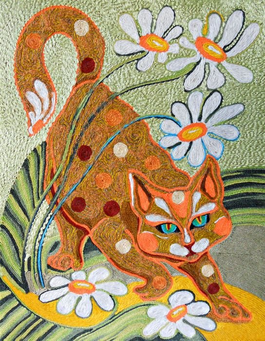 "Гобелен" (техника ниткография)