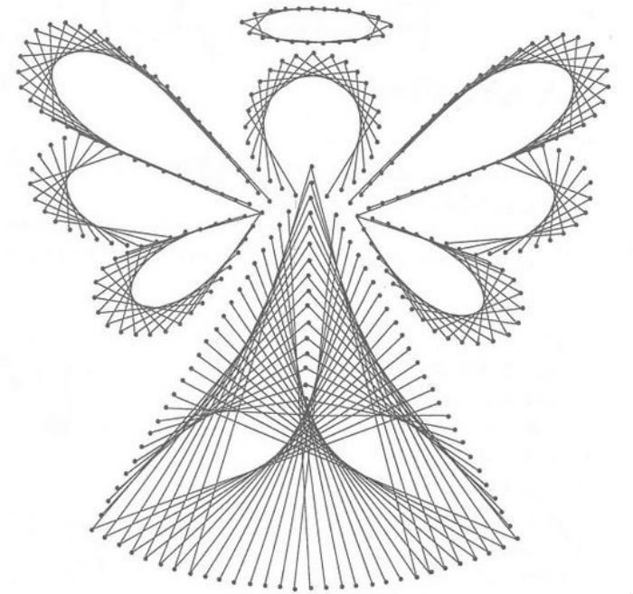 Трафарет для изонити для начинающих