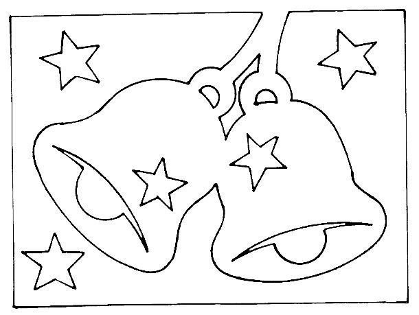 Новогодние колокольчики на окна