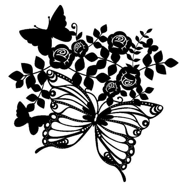 Трафареты цветов для декора