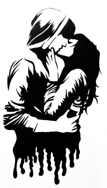 Трафарет "любовь"