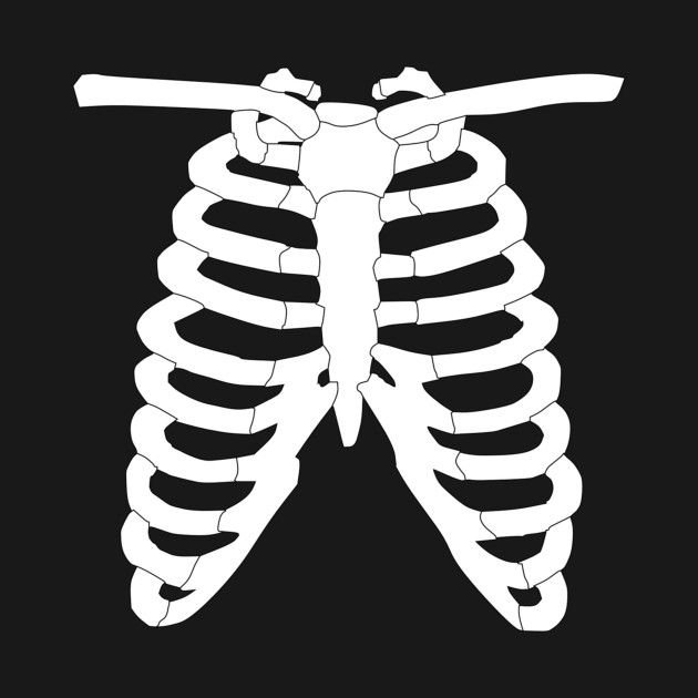 Ребра трафарет