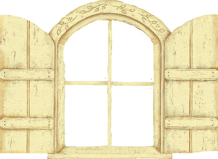 Окно со ставнями