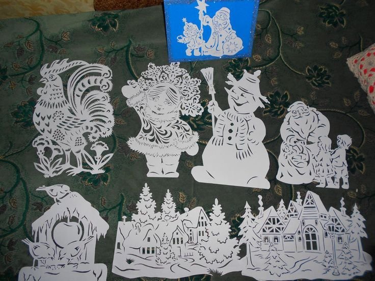 Вытынанка Ледяная избушка