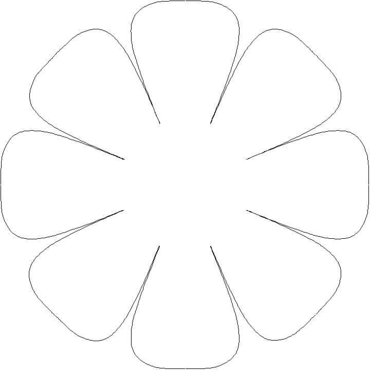 Цветы трафарет для вырезания из бумаги