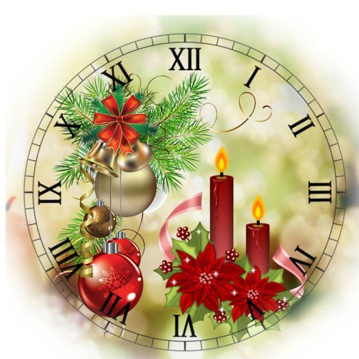 Новогодний циферблат
