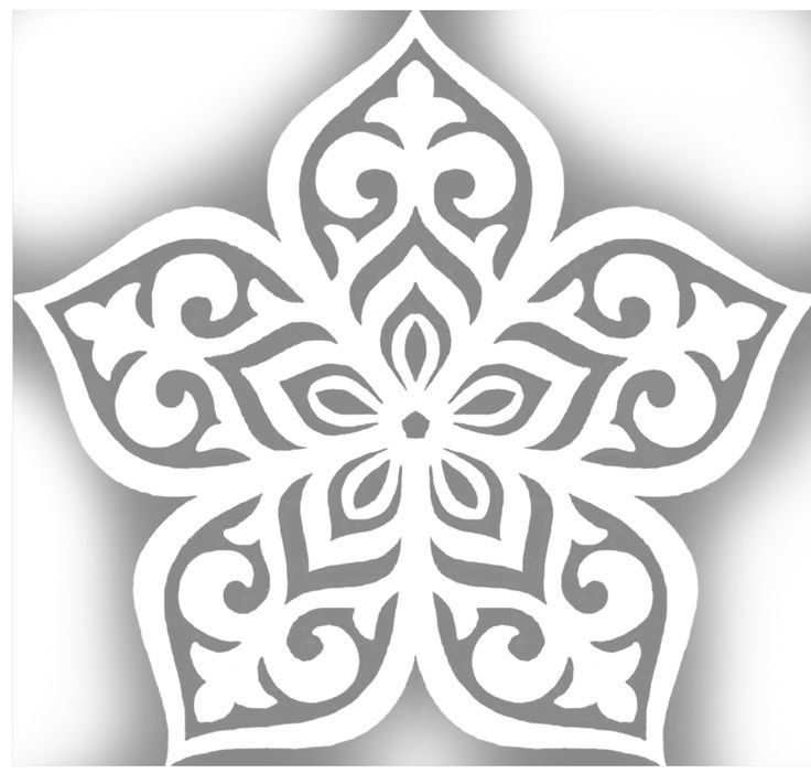 Трафареты узоров для вырезания