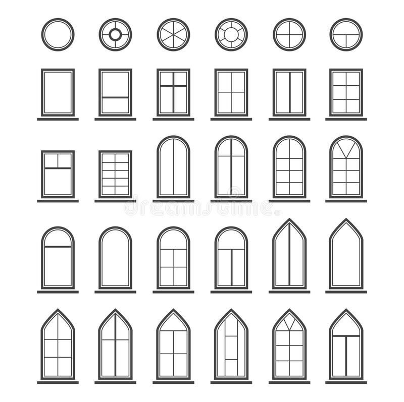 Формы окон для дома