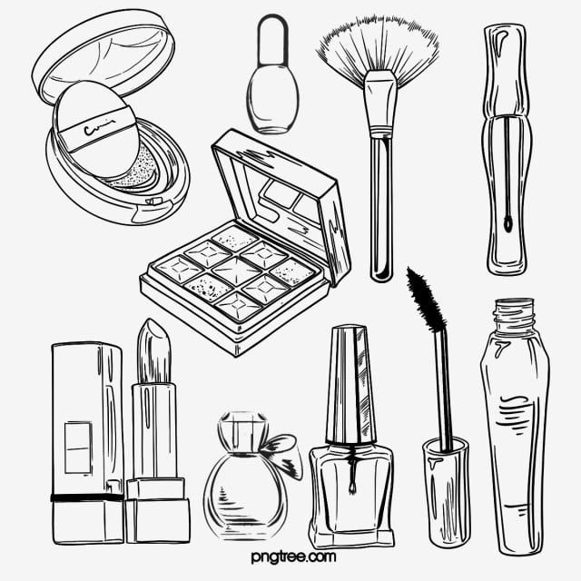 Раскраска косметика