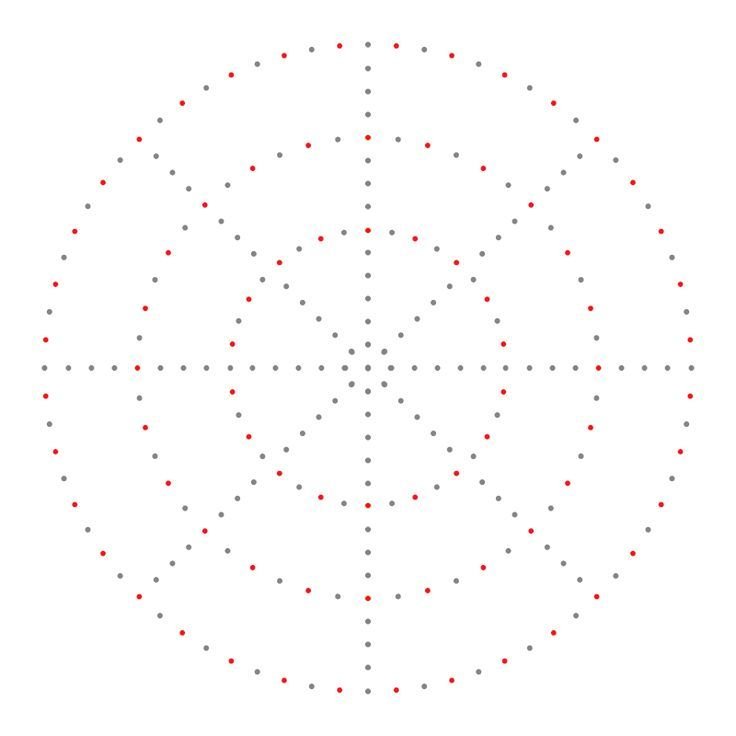 Мандала по точкам