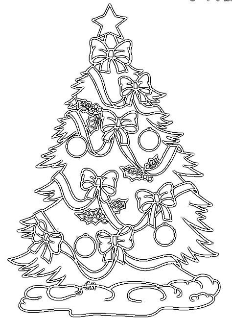 Вытынанки елка