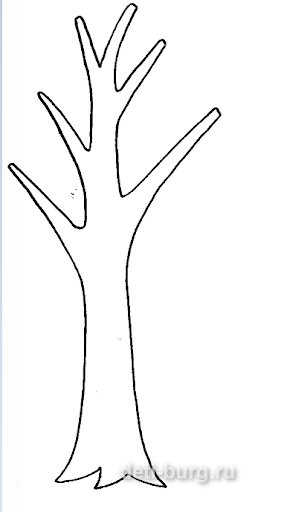 Ствол дерева для аппликации