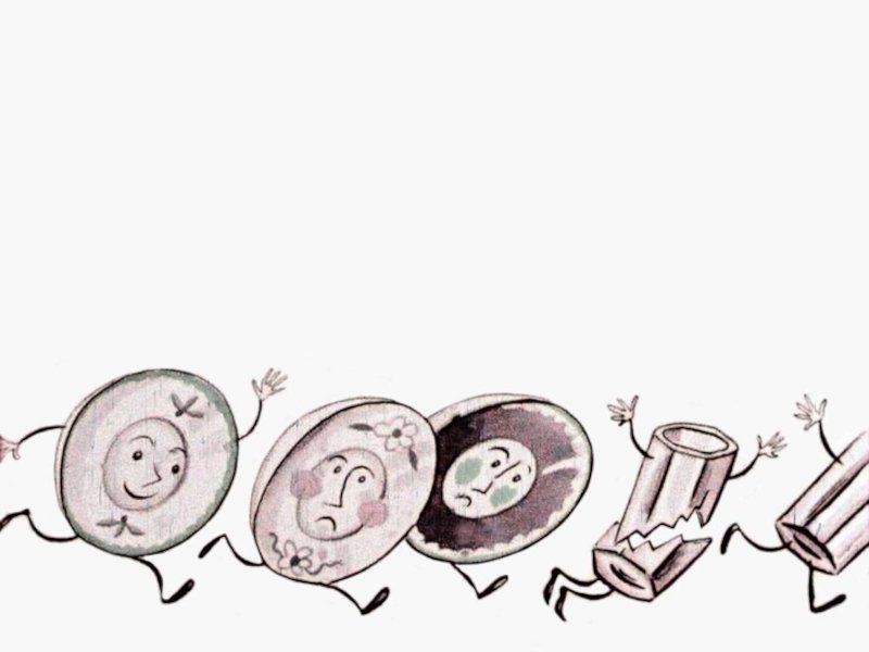 Блюдца из Федорино горе