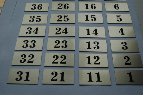 Цифры на почтовый ящик