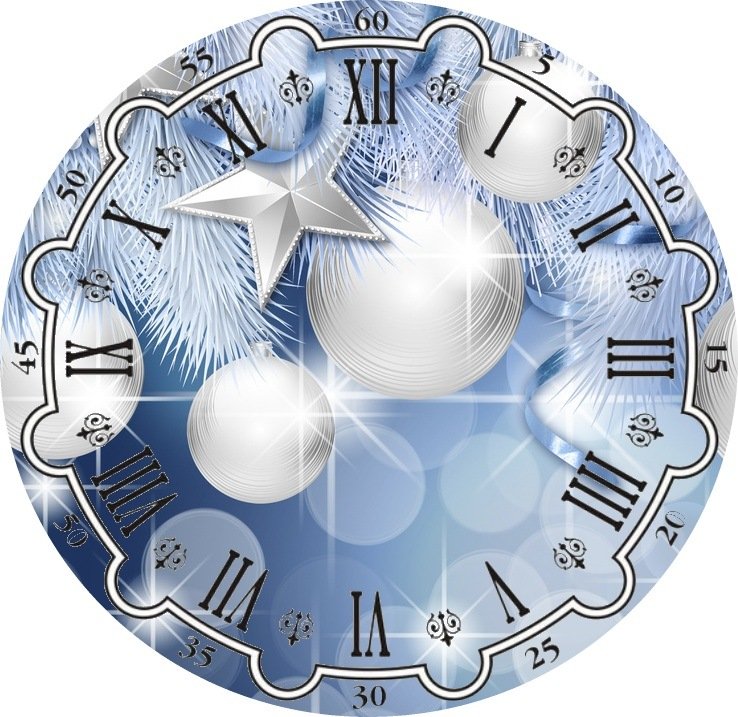 Новогодний циферблат