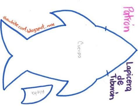 Выкройка рыбки