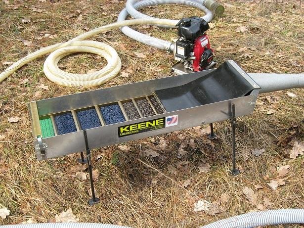 Мини драга для добычи золота