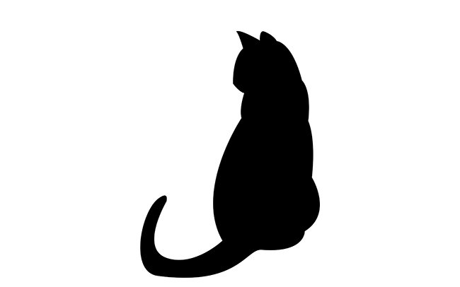 Трафарет кошки