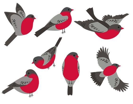 Трафарет Снигери для вырезания