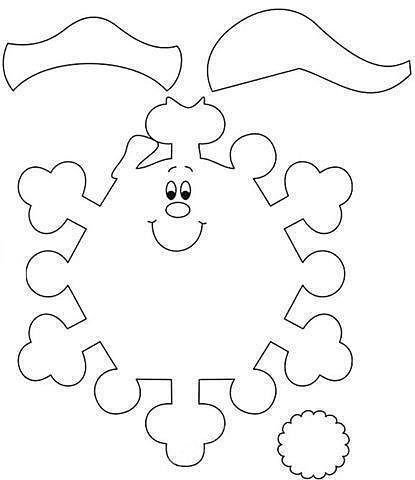 Веселые снежинки из бумаги