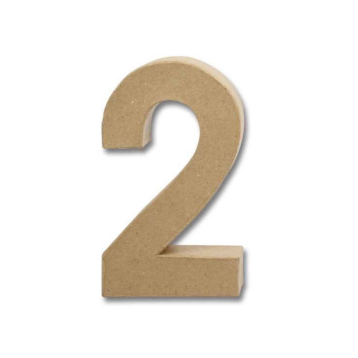 Картонные цифры