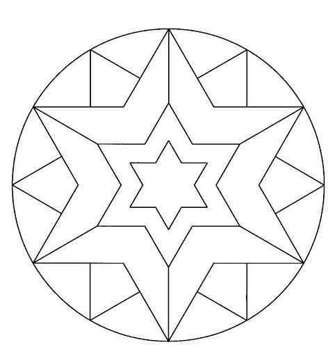 Мандала для дошкольников