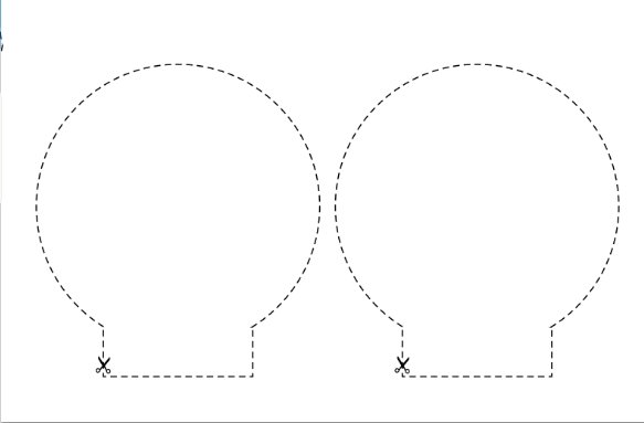 Уши мышки шаблон