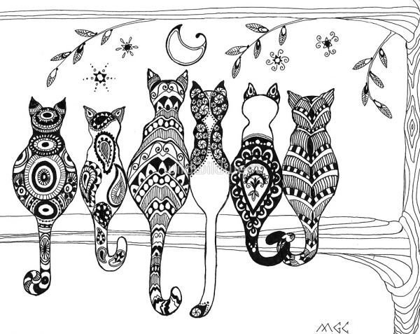 Стилизованные рисунки животных