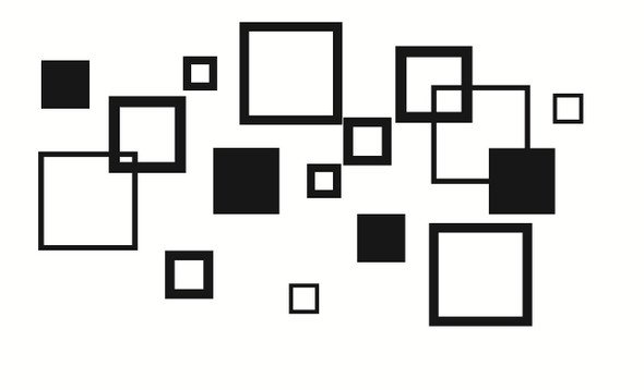 Квадратики на стену