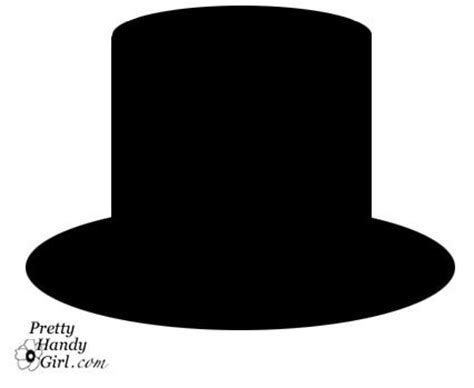 Шляпа трафарет