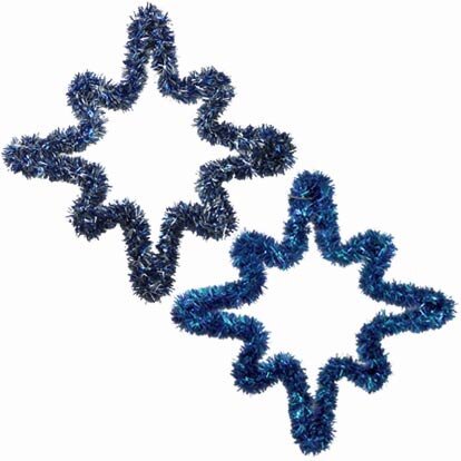 Фигурки из мишуры на проволоке