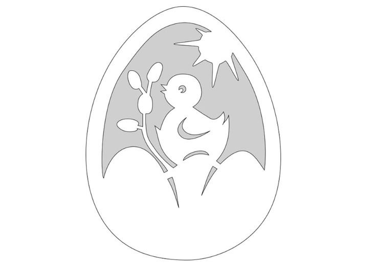 Вытынанки на окна пасхальные