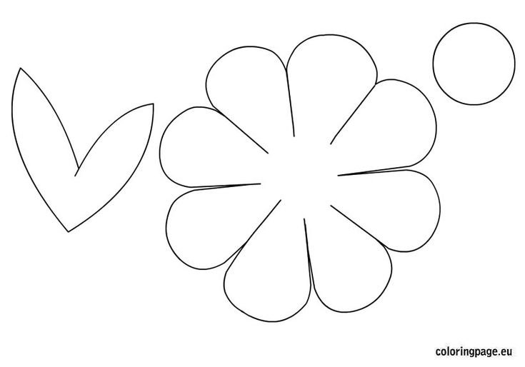 Цветочки для аппликации