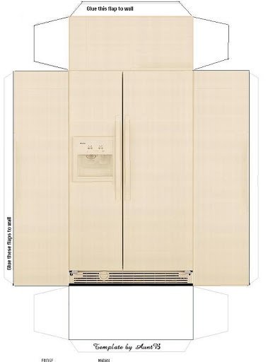 Развертка холодильника