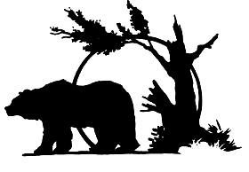 Силуэты лесных животных