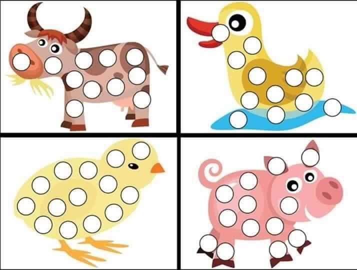 Лепка заплатки для малышей